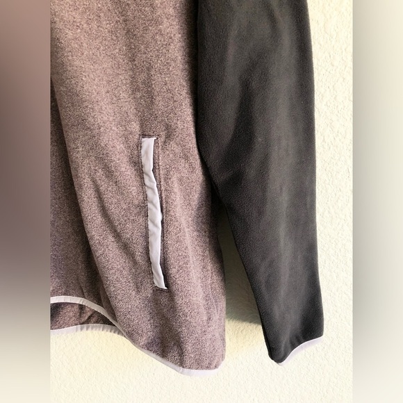 Columbia shades of purple fleece half button down sweater large - Picture 4 of 6